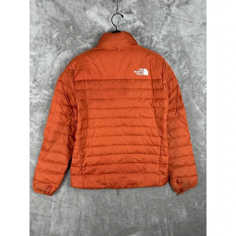 The North Face Puffer Jacket 550 Fill Short Full Zip Casual Winter Mens Small
